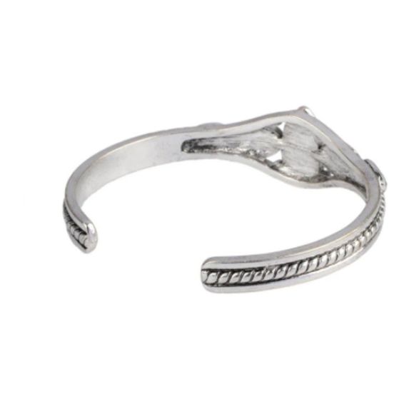 Dainty Turquoise Waterdrop Boho Cuff Bracelet - Picture 4 of 7